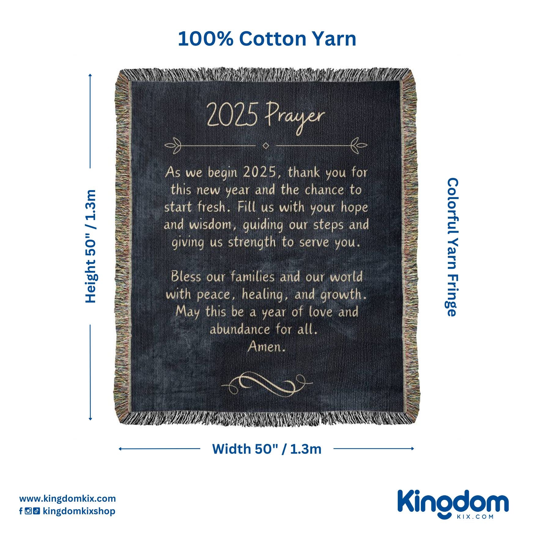 2025 Family Prayer Woven Heirloom Blanket