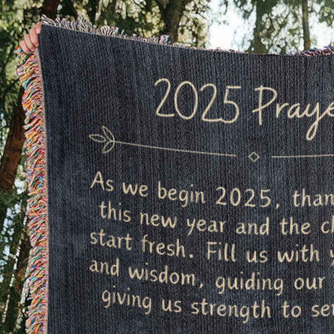 2025 Family Prayer Woven Heirloom Blanket